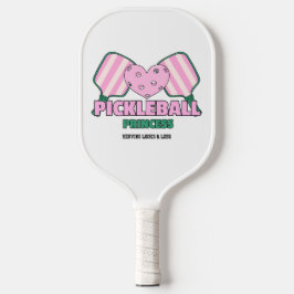 Pickleball Princess serveert looks en lobben Paddle