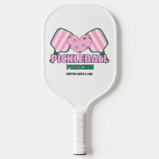 Pickleball Princess serveert looks en lobben Pickleball Paddle