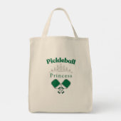 Pickleball Princess Tote Bag (Achterkant)
