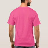 Pickleball Prinses Meisje Roze en Wit Paddle T-shirt (Achterkant)