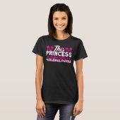 Pickleball prinses met Pickleball Paddle T-shirt (Voorkant volledig)