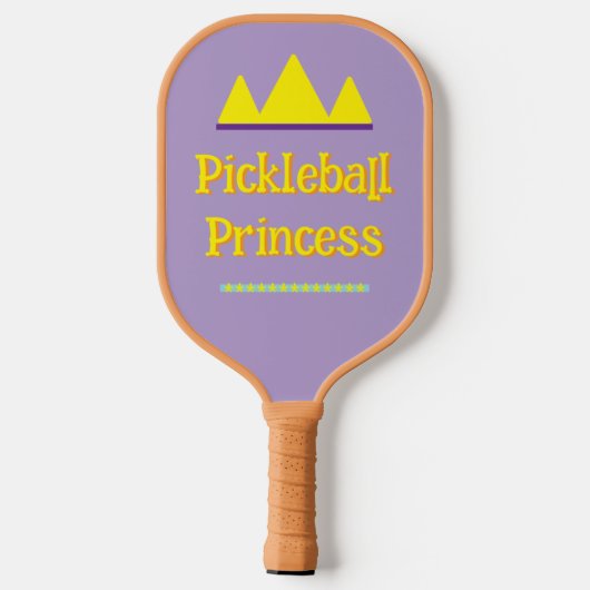 PICKLEBALL PRINSES-Vierkantjes met meerdere kleure Pickleball Paddle (Achterkant)