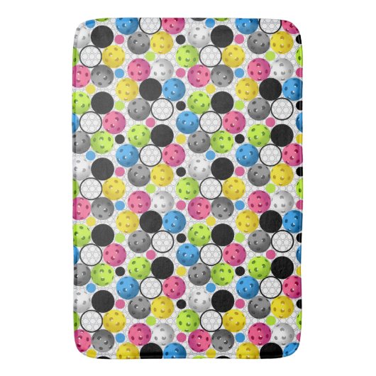 Pickleball Print Badmat (Voorkant Verticaal)