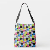 Pickleball Print Crossbody Tas (Achterkant)