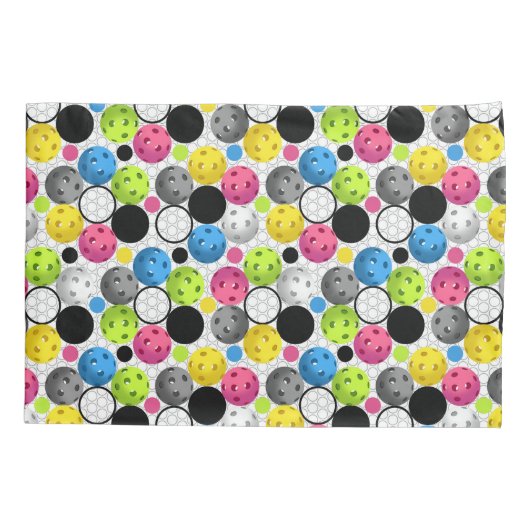 Pickleball Print Kussensloop (Achterkant)