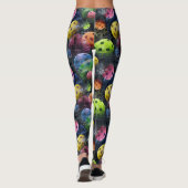 Pickleball Print Leggings (Achterkant)