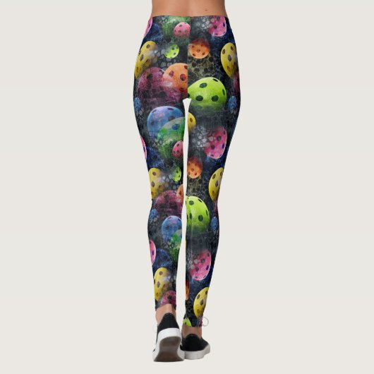 Pickleball Print Leggings (Achterkant)