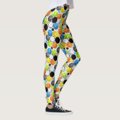 Pickleball Print, multi-kleurenweergave Leggings (Rechts)