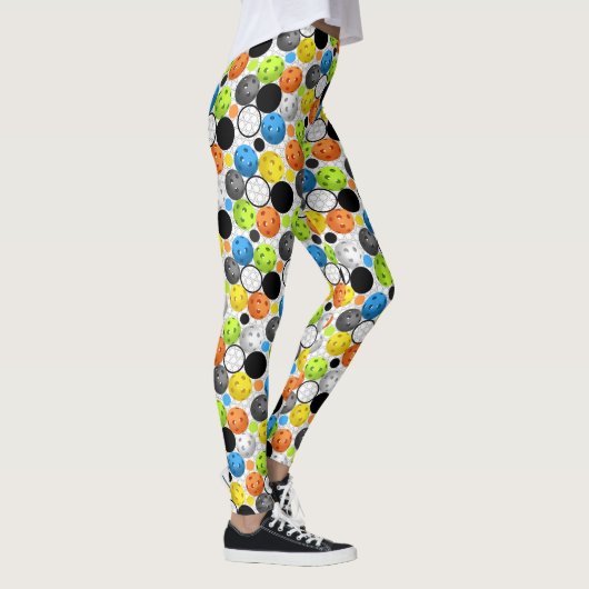 Pickleball Print, multi-kleurenweergave Leggings (Rechts)