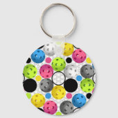 Pickleball Print Sleutelhanger (Voorkant)