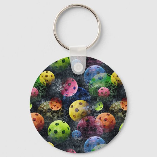 Pickleball Print Sleutelhanger (Voorkant)
