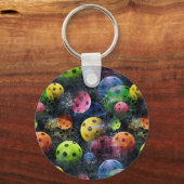 Pickleball Print Sleutelhanger (Voorkant)