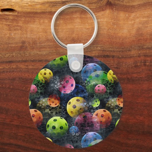 Pickleball Print Sleutelhanger (Voorkant)