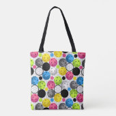 Pickleball Print Tote Bag (Achterkant)