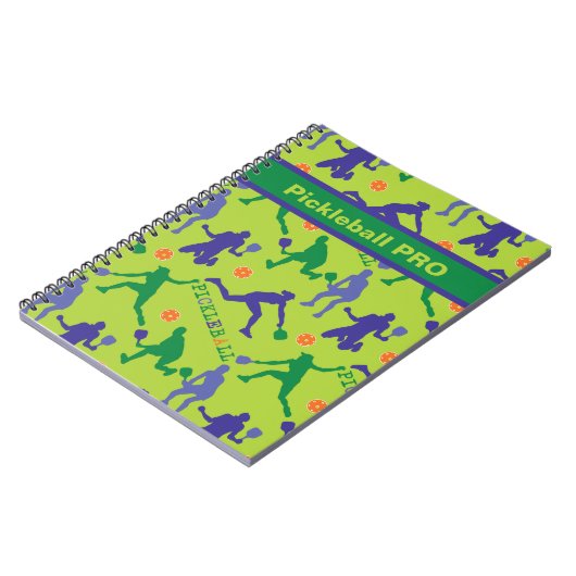 💚 🎾 Pickleball PRO - aangepaste tekst Notitieboek (Linkerzijde)