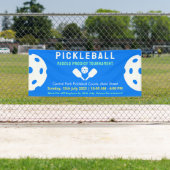 Pickleball Pro Blue Court Klassiek toernooi Spandoek (Insitu)
