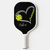 Pickleball Pulse — Love Every Rally Personalized Paddle (Achterkant)