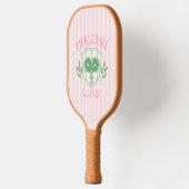 Pickleball Queen Aangepaste naam Monogram Paddle (Links)