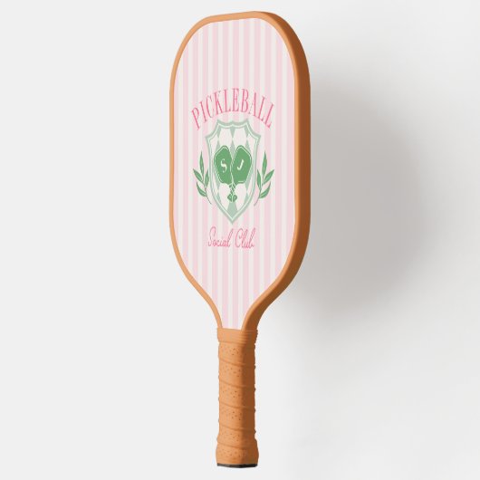Pickleball Queen Aangepaste naam Monogram Paddle (Links)