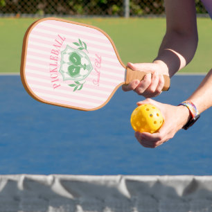 Pickleball Queen Aangepaste naam Monogram Paddle