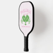 Pickleball Queen Aangepaste naam Monogram Pickleball Paddle (Links)