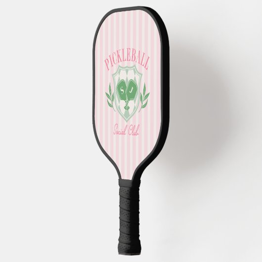 Pickleball Queen Aangepaste naam Monogram Pickleball Paddle (Links)