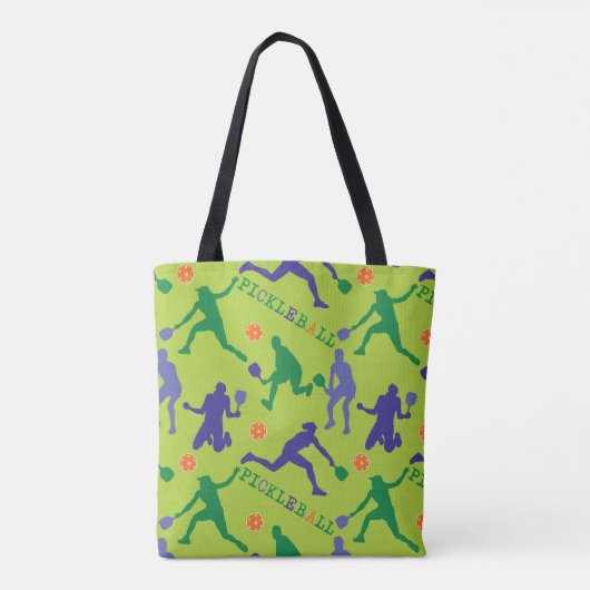 💚🎾 Pickleball Queen - aangepaste tekst Tote Bag (Achterkant)