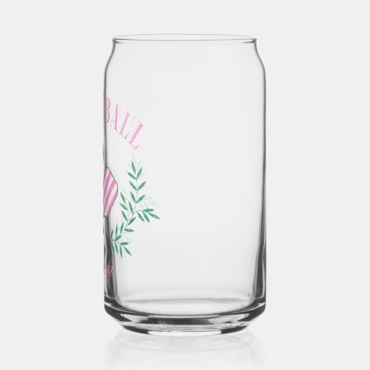 Pickleball Queen Blikvorm Glas (Links)