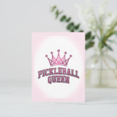 Pickleball Queen Briefkaart (Staand voorkant)