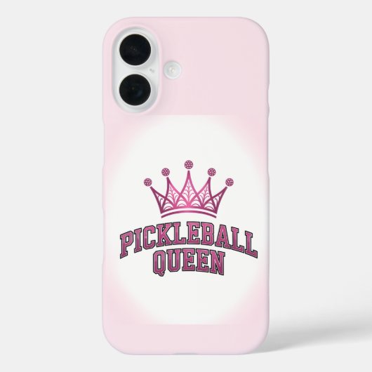 Pickleball Queen Briefkaart Case-Mate iPhone Case (Achterkant)
