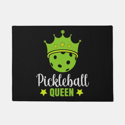 Pickleball Queen Funny Pickle Ball Queen  Deurmat (Voorkant)