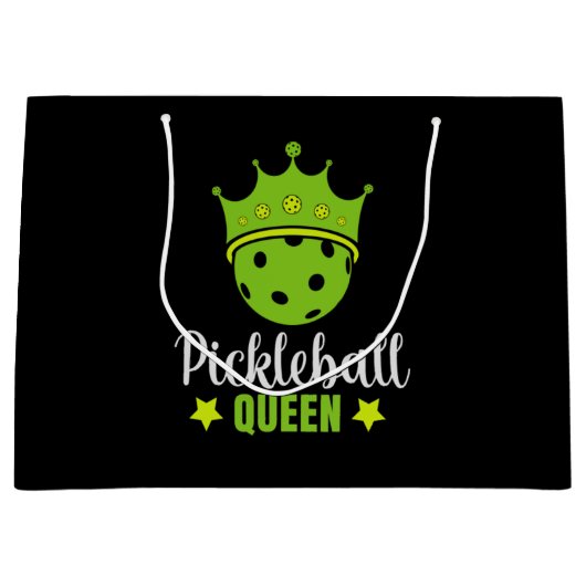 Pickleball Queen Funny Pickle Ball Queen Groot Cadeauzakje (Voorkant)