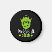 Pickleball Queen Funny Pickle Ball Queen Magneet (Voorkant)
