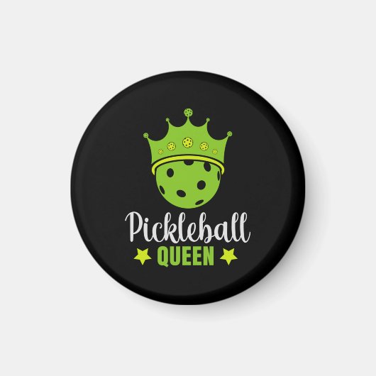Pickleball Queen Funny Pickle Ball Queen Magneet (Voorkant)