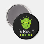 Pickleball Queen Funny Pickle Ball Queen Magneet (Voorkant / Achterkant)