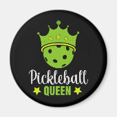 Pickleball Queen Funny Pickle Ball Queen Magneet (Voorkant)