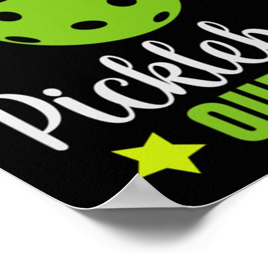 Pickleball Queen Funny Pickle Ball Queen Poster (Hoek)