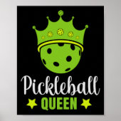Pickleball Queen Funny Pickle Ball Queen Poster (Voorkant)