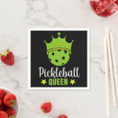 Pickleball Queen Funny Pickle Ball Queen Servet (Insitu)