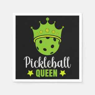 Pickleball Queen Funny Pickle Ball Queen Servet