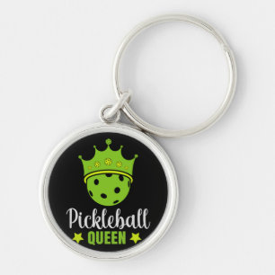Pickleball Queen Funny Pickle Ball Queen Sleutelhanger