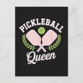 Pickleball Queen Funny Pickleball Player Briefkaart (Voorkant)