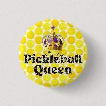 Pickleball Queen - Gele Pickleball Wearing Crown