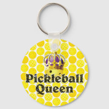 Pickleball Queen - Gele Pickleball Wearing Crown