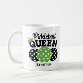 Pickleball Queen gepersonaliseerd Koffiemok (Links)