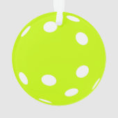 pickleball queen, gepersonaliseerde pickleball ges ornament (achterkant)