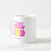 Pickleball Queen, Gift for Pickleball Lover Koffiemok (Voorkant links)