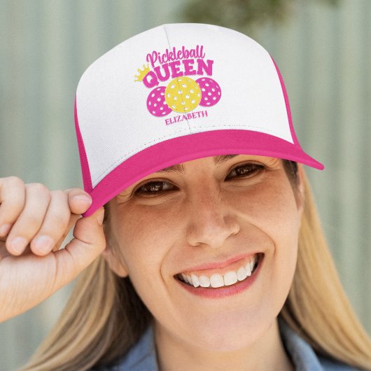 Pickleball Queen, Gift for Pickleball Lover Trucker Pet