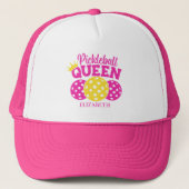 Pickleball Queen, Gift for Pickleball Lover Trucker Pet (Voorkant)