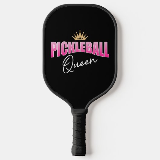 Pickleball Queen Gold Crown Paddle (Achterkant)